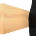 GWP02S Wood Grain Garage Wall Protector Car Door Protectors, Garage Accessories, Parking Stopper for Garage, Tool-Free, Designed in Germany (4-Pack Wood Grain)