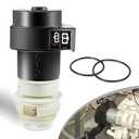 154844101 Dishwasher Circulation Pump Motor with Two New O-Ring Seals Fit for Frigidaire and Kenmore Dishwashers Replace 154828601,154795001,154793001,154700001,154719201.(Two Electrical Connector)