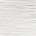 6-Pack Natural Clay Stone Mosaic Wall Tile, 11.4" x 22.8" Subway White Textured Flexible Stone Decorative Wall Tiles for Kitchen, Bathroom, Fireplace, Indoor & Outdoor, Covers 10.8 Sq. Ft.