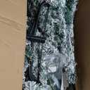 YITAHOME 6ft Prelit Snow Flocked Christmas Tree with Remote, Hinged Pine Christmas Tree with 250 Warm White/Multicolor Changing Lights, 1100 Branch Tips, and Foldable Base for Home, Party Decor