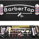 Barber Mats for Clippers, Heat Resistant Anti Slip Hair Salon Service Mat, Rubber Barber Station Mat for Hair Styling Tools, Countertop Protector Pad for Electric Clipper, Scissors, Hair Clip (17.71x11.8x0.3 Inch (Pack of 1))