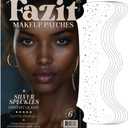 Fazit Makeup Patches - Silver Speckles - Glow Up Make-Up Patches - Cute Glitter Makeup Accessories for Women - Cosmetic Glitter for Face