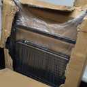 Step Ladder 4-Step Black Finish Iron Folding Ladders