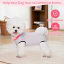 Coppthinktu Dog Surgery Recovery Suit for Dogs Cat Dog Onesie, Dog Recovery Suit Female for Small Medium, Pet Surgical Neuter Post-Surgery Suit E-Collar Alternative Anti Licking Abdominal Wounds