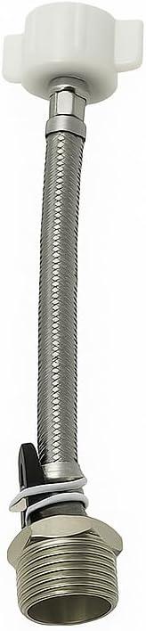 THU9090R 6 Inches Hose Extension for TOTO C110/E200/S300/S400 WASHLET, 7/8 Male to 7/8 Female,Stops Leaking of Bidet Sprayer T Adapter Connection to Toilet Tank