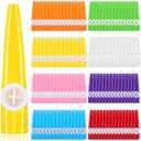 144 Pcs Plastic Kazoo Bulk for Kids Adults Musical Instruments with Kazoo Flute Diaphragms for Kids Gift Prize Party Favors, A Good Companion for Ukulele Violin Guitar Piano Keyboard, 8 Colors