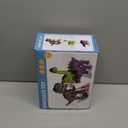 BLmukce 3-Pack Electronic Walking Dinosaur Toys for Toddlers 2-4, Moving Dinosaurs Toys with Lights, Roaring Sounds, T-Rex, Brachiosaurus & Stegosaurus, Xmas Birthday Gift for 2 3 4 5 6 Years Old Boys