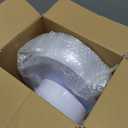 KIRE 120PCS White Plastic Plates - Heavy Duty White Disposable Plates for Party/Wedding - Include 60Pieces 10.25inch Dinner Plates - 60Pieces 7.5inch Dessert/Salad Plates