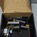 Matt Black Exterior Door Lock Setl, Front Door Handle with Deadbolt Lock, Heavy Duty Entry Door Handlset (1)