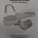 Amonax AMONAX Convertible Ab Wheel Roller with Large Knee Mat for Core Abs Rollout Exercise. Double Wheel Set with Dual Fitness Strength Training Modes at Gym or Home