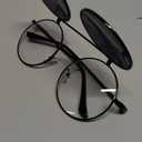 Cindeer 4 Pcs 80 90s Hip Hop Accessories for Women Men Neon Hat Outfit Sunglasses Gold Chain Bracelet for Party