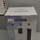 Dehumidifier, Dehumidifiers for Home, 98 OZ Water Tank, (1000 sq.ft) Quiet Dehumidifier for Basement Bedroom Bathroom with Humidity Display, Auto Shut Off, Relaxing 7 Color Ambient Light(Dark Brown)