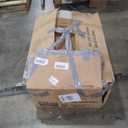 Garvee 4-Piece Patio Furniture Set, PE Rattan Outdoor Conversation Set with Cushions & Tempered Glass Table, All-Weather Wicker Patio Table and Chairs Set for Patio, Porch, Backyard, Brown and Beige