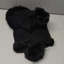 3 in 1 Beanie Hat for Women,3 in 1 Beanie Hat with Scarf and Mask, Winter Warm Knitted Ski Scarf and Mask Set (Black)