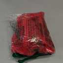 Mr. Pen- Christmas Tree Skirt 24 inches, Red Faux Fur Christmas Tree Skirts with Gold Snowflakes, 24 inch Tree Skirt