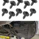 SCUARI 10PCS Fender Screws,Car Accessories Bumper Screws,Splash Shield Screw,Bumper Cover Under Cover Grill Tapping Screw Fastener,Suitable for RAV4,ES,GS,LS,RX,Replacement #90159-60498