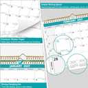 4 x Wall Calendar 2026-2027  Run Now to Jun 2027, 11 x 8.5 In, 20 Months Calendar, Small Monthly Calendar 2025-2027 Wall, with Thick Paper, Holidays, Julian Dates  Notes, Colorful Design