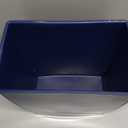 iDesign Small Bathroom Trash Can, Ideal for Primary and Guest Bathroom or Office, Blue, Made in USA (Navy)