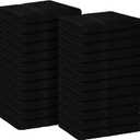 "Avalon Towels Salon Towels - Black Hand Towels Bulk 24 Pack - 100% Cotton Hand Towels 16x27 inches - Absorbent Spa Towels, Facial Towels, Face Towels & Gym Towels for Working Out (Not Bleach Proof)