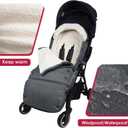 Universal, Weather-Proof, Warm Stroller Footmuff | Extendable Winter Cover | Adjustable Buckle | Stroller Bunting Bag | CosyDiary Stroller Accessories | Stroller Cover