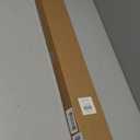 LazBlinds No Tools No Drill Cordless 1" Vinyl Mini Blinds, 100% Blackout Blinds for Indoor Windows, Room Darkening Privacy Window Blinds and Shades for Interior, 35" W x 64" H, White