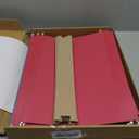25 Blue Summit Supplies Legal Size Hanging File Folders - Assorted Colors, 2" Expansion, Legal Hanging File Folders for Filing Cabinet, 9.5" x 14.75", 11PT Paper Stock with Tabs and Inserts Included