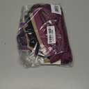 Warner's Women's Blissful Benefits Tummy Smoothing Hi-cut Panty (XX-Large, Amaranth / Toasted Almond / Black)