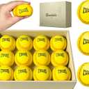 Soft Foam Baseballs for Kids - 12 Pack Practice Balls for Beginners