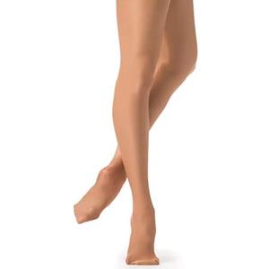 Danskin Women's Shimmery Footed Tights Size B