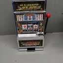 Liberty Imports Lucky Sevens Jumbo Slot Machine Casino Toy Piggy Bank Replica with Flashing Lights and Jackpot Sounds