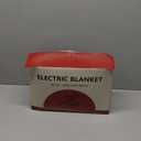 Electric Blanket Queen 84"x90" Heated Blanket Queen Size Dual Control Wheat Pattern Ultra-Soft Flannel & Thick Sherpa with 5 Heat Settings & 10H Auto Off, FCC/ETL Certified, Machine Washable, Beige