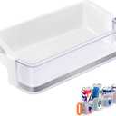UPGRADED DA97-13805B Refrigerator Door Bin Compatible with Samsung Refrigerator Door Shelf Parts, Right Samsung Fridge Door Shelves RF28HFEDBSR RF28HFEDTSR RF28HFEDTBC RF28HFEDBWW RF28HFEDBBC Door Bin