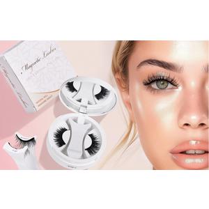 Magnetic Eyelashes with Applicator，Reusable natural looking, no eyeliner no adhesive, easy to put on and take off. (Magnetic Lashes-CT10-1)