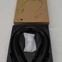 Portable Neck Fan With LED Display, Hands-free 5 Speeds Cooling, Neck Support, Lightweight, Battery Operated, Personal Bladeless Fan Rechargeable, Gift for Women Men, Hot Flashes, Travel, Camping (Black)