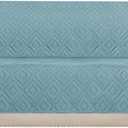 H.VERSAILTEX Reversible Sofa Slipcover Furniture Protector Water Resistant 2" Elastic Straps Sofa Cover Couch Covers Pets Kids Fit Sitting Width Up to 66" (Sofa: 75" x 110", Cameo Blue/Beige)