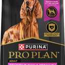 Purina Pro Plan Sensitive Skin and Stomach Dog Food Dry, Adult Salmon & Rice Formula, Digestive Health - 30 lb. Bag (30 Pound (Pack of 1)) Best By: MAR/2026