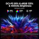 KOORUI 34-inch Curved Ultrawide WQHD 34401440 Gaming Monitor, 180Hz 1000R- PIP/PBP, 1ms(MPRT), HDR400, DCI-P3 95%, FreeSync Premium, 1 x DP 1.4 & 2 x HDMI 2.0, Tilt Height Swivel Adjustment, 34E6UC