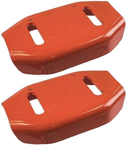 (Set of 2) Snowblower Skid Plates Skid Shoe 780-283 Fits Ariens John Deere MTD 0106500 0245995 02483851 02483859