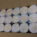 SHOWIN 8 OZ Thick Candle Jars for Making Candles 15 Pcs, White Empty Jars with Wood Lids for Candle Making, Sample Container,Frosted White