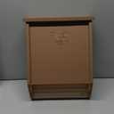 BIGBATBOX Wooden Large Bat House for Outdoors - 2 Chamber, Brown, Fits Up to 75 - Proven Backyard Bat Box Kit Design for Attraction