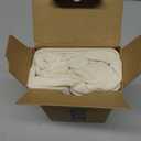 MIULEE Velvet Throw Pillow Covers 20x20 inch, Pack of 2 - Cream White, Soft Solid Decorative Pillow Covers Cushion Cases Modern Luxury Home Decor for Spring Couch Sofa Bedroom Livingroom