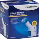 HealthWise Steam Inhaler Respiratory Vapor Therapy | Sinus Pressure, Congestion, Colds & Cough Relief | Facial Steamer, Steam Inhaler, FSA Eligible, Vaporizer or Vocal Steamer | Mask for Cleansing
