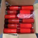 23-Pack Red Acrylic Flameless LED Candles with Remote Control - Realistic Flickering Battery - Operated Candles for Valentine's Day, Home Decor, Weddings, and Parties.