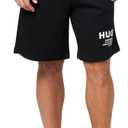 HUGO Men's Printed Logo Cotton Shorts, XXL
