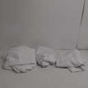 sancua 3 Pack Round Tablecloth 120 Inch White, Stain and Wrinkle Resistant Table Cloth - Washable Polyester Table Cover for Dining Tables, Buffet Parties and Camping