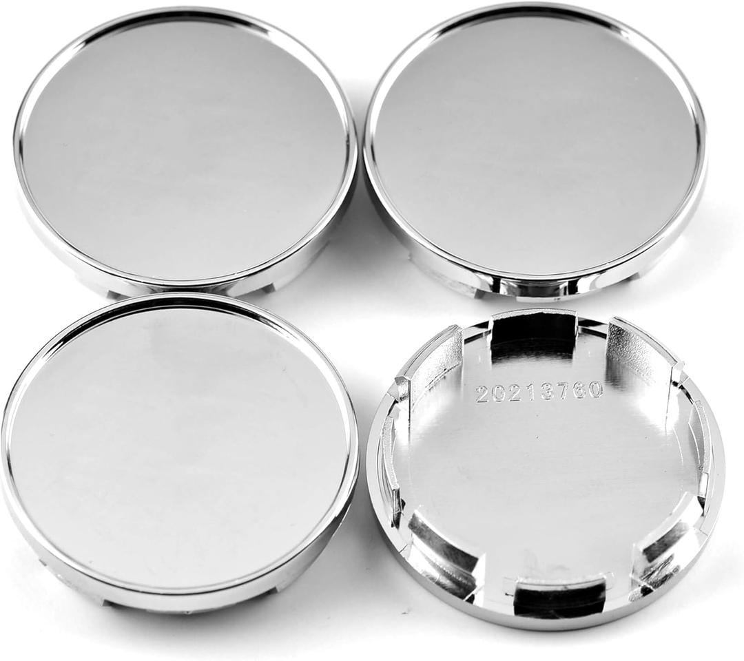 64mm 2.5in Wheel Center Caps for Chrysler 200 300 Pacifica Town and Country 1LB74TRMAB 1LB74SZ7AB 1LB74SZOAB 1LB74TRMAA Wheel Center Hubcaps 4 Pack Chrome
