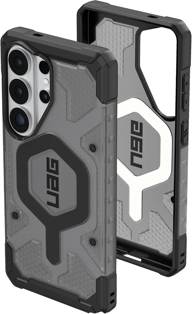 URBAN ARMOR GEAR UAG for Samsung Galaxy S26 Ultra Case 6.9" Pathfinder Clear - Magnetic Charging Compatible Transparent Rugged Military Drop Tested Protective Cover, Ash/Black