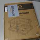 Rear Bike Basket Large Capacity - 210LBS Heavy-Duty Cargo Basket, All-Weather E-Bike & Scooter Accessories with Cover, Perfect for Grocery Hauls, Pet Transport & Commuting