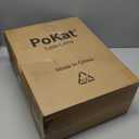 PoKat Touch Bedside Table Lamps with USB Ports for Bedroom Living Room, 25'' Dimmable Nightstand Touch Lamps for Living Room, Modern Ceramic Lamps for Night Stands Bedroom, Office, White and Beige