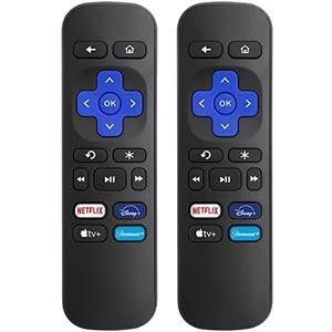 【Pack of 2】 Replacement Remote for Roku Box,for Roku Express,for Roku Premiere,for Roku Player,for Roku1/2/3/4,(NOT for Stick and TV or Game)